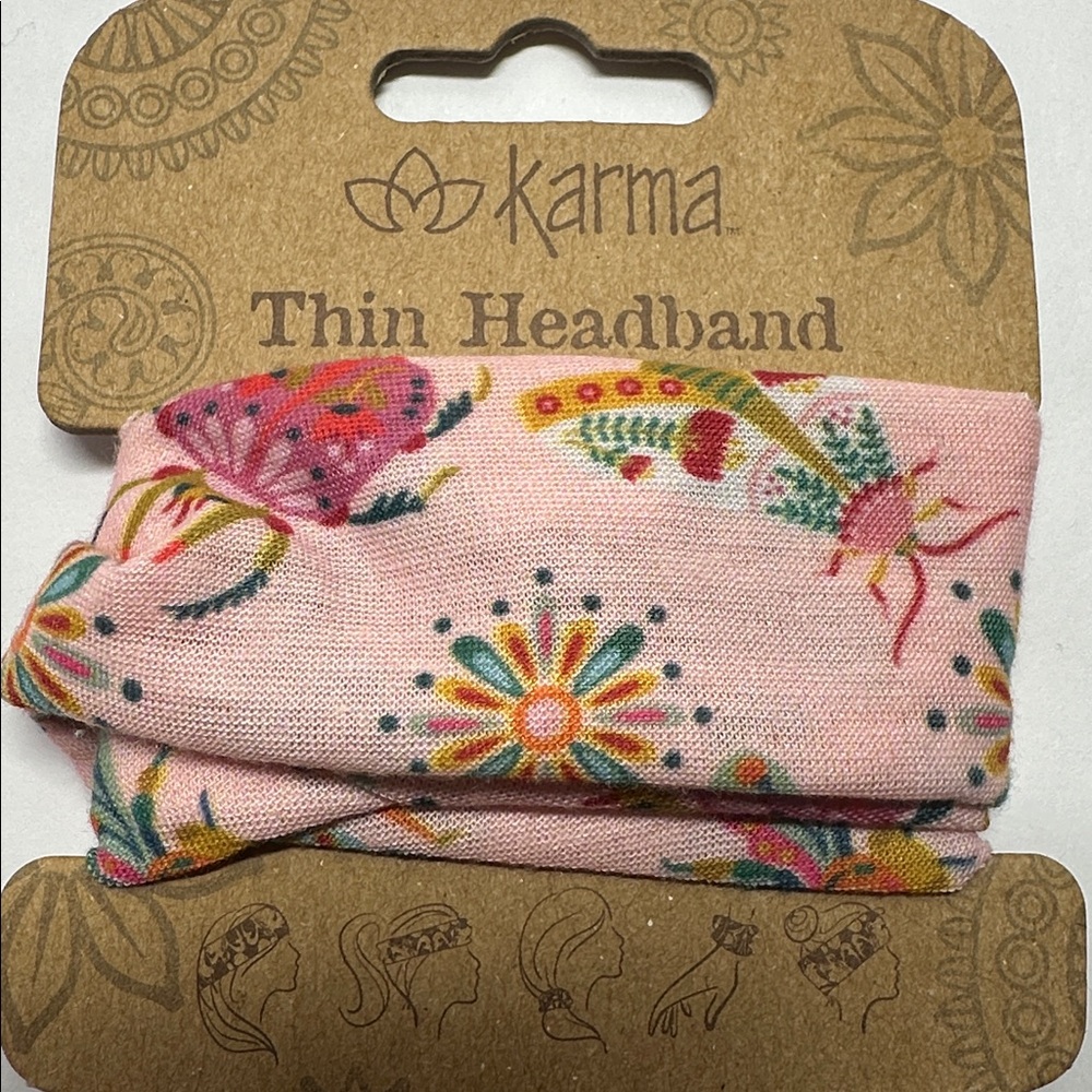 Karma Gifts Thin Headband, Bugs #1053